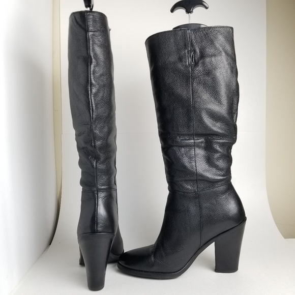 Matisse Shoes - Matisse Raquel tall black leather heeled boots